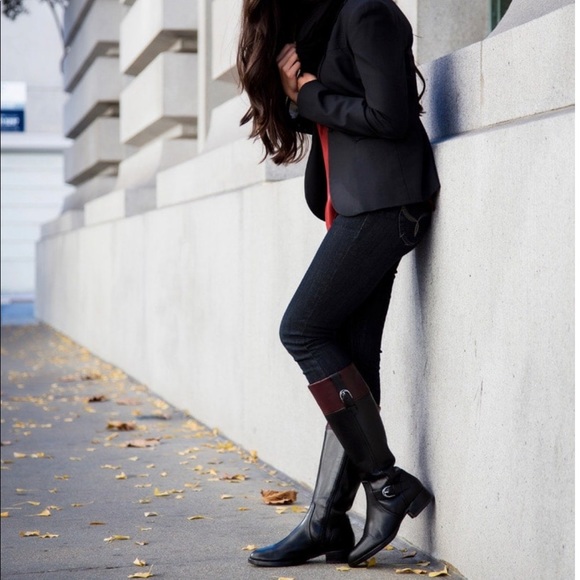 Ariat York Women’s Color Block Tall Riding Boots 7.5B - Picture 3 of 16